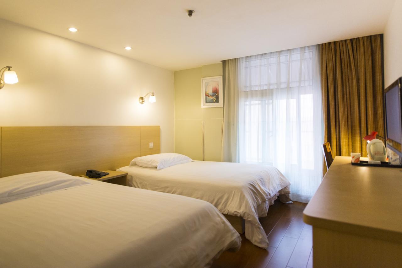 Motel Shanghai Pudong Avenue Yangpu Bridge Buitenkant foto